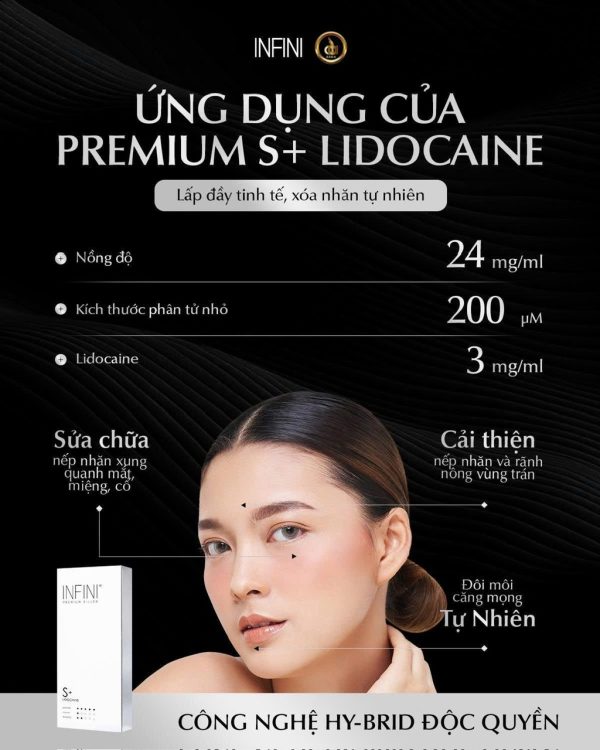 Tinh chất làm đầy nếp nhăn nông, căng đầy da Infini Premium Filler S+ Lidocaine  - Hình ảnh 2