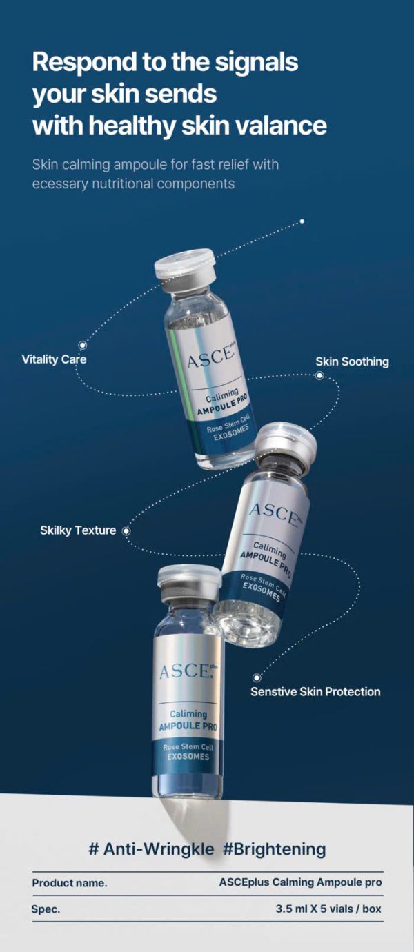 Tinh chất phục hồi tái tạo làn da nhạy cảm ASCEplus Calming Ampoule Pro - Hình ảnh 4