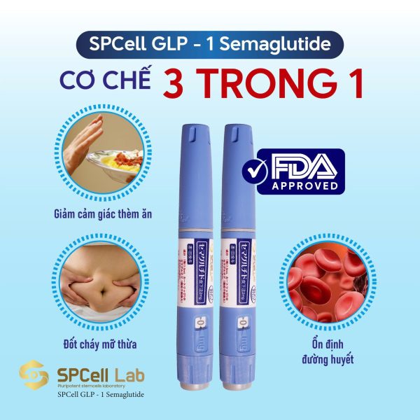 Bút cải thiện đường huyết, hỗ trợ giảm cân SPCell GLP-1 Semaglutide - Hình ảnh 3