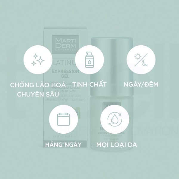 Gel dưỡng làm đầy rãnh nhăn đuôi mắt, khóe miệng và vùng trán MartiDerm Platinum Expression  - Hình ảnh 6