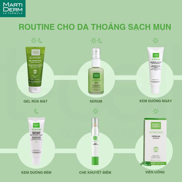 Bút che khuyết điểm, giảm thâm và mụn sưng viêm MartiDerm Acniover Cover Stick Corrector - Hình ảnh 5