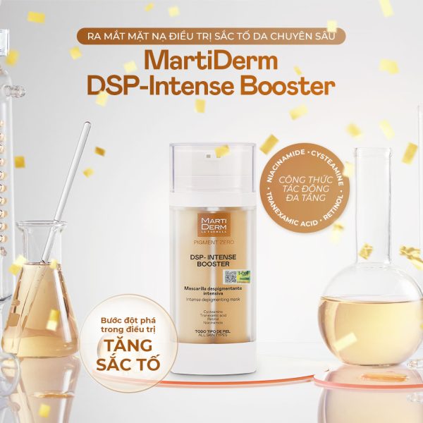 Mặt nạ điều trị sắc tố chuyên sâu, giảm nám sáng da MartiDerm DSP-Intense Booster - Hình ảnh 2