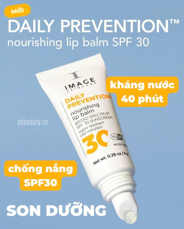 Son dưỡng chống nắng, trẻ hóa đôi môi Image Daily Prevention™ Nourishing Lip Balm SPF 30 - Hình ảnh 3