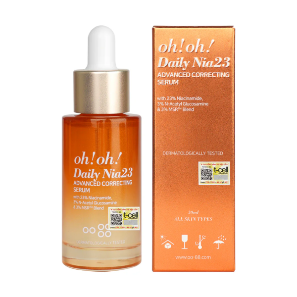 Tinh chất 23% Niacinamide sáng da giảm thâm nám oh!oh! Daily Nia23 Advanced Correcting Serum
