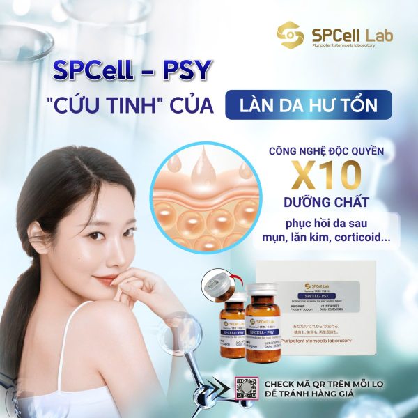 Tinh chất cải thiện sẹo, phục hồi tái tạo da láng mịn SPCell Lab SPCell PSY - Hình ảnh 5