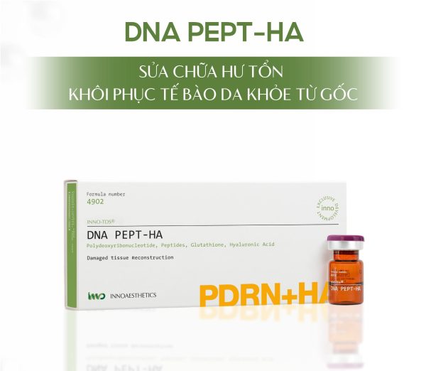 Tinh chất phục hồi, giảm đốm sắc tố và căng trẻ làn da Innoaesthetics DNA PEPT-HA - Hình ảnh 4