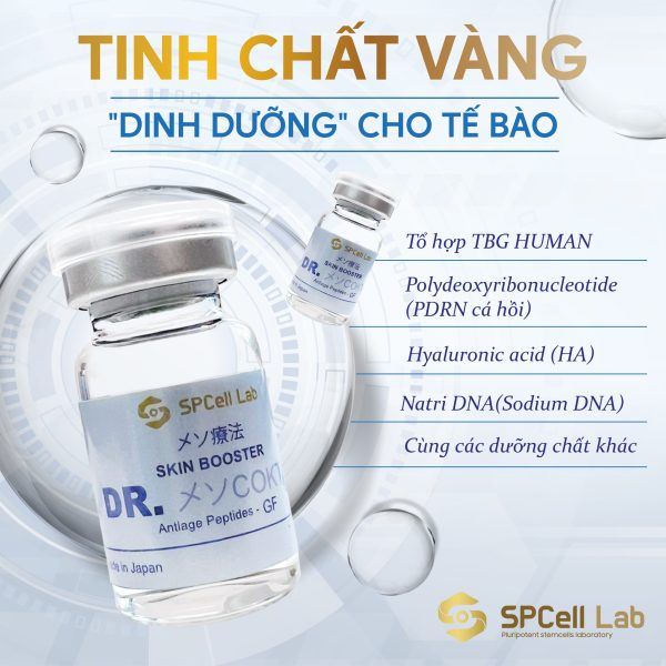 Tinh chất phục hồi, giảm thâm nám và trẻ hóa da SP Cell Lab Skin Booster DR. Meso Coktail