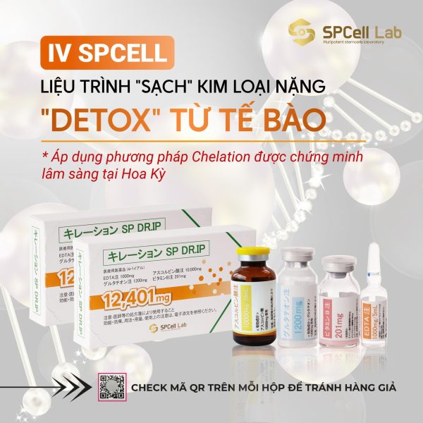 Tinh chất truyền thải độc kim loại nặng, thanh lọc cơ thể SPCell Lab SP DR.IP 12.401mg