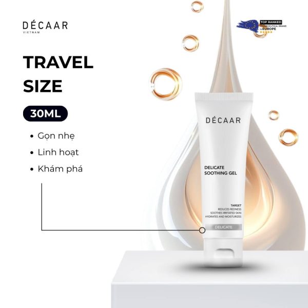 Gel phục hồi làm dịu da Décaar Delicate Soothing Gel - Hình ảnh 4