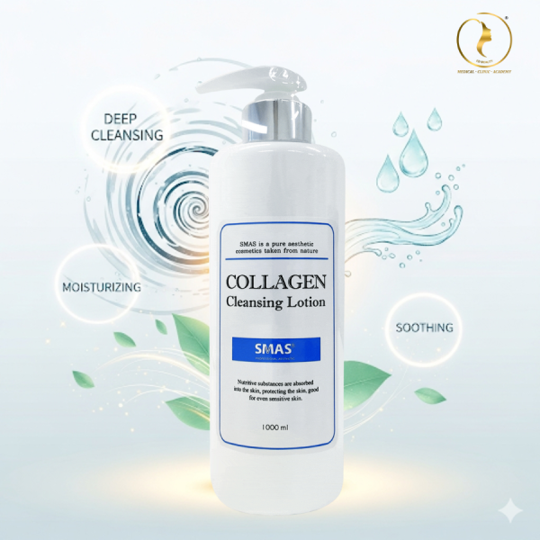Nước tẩy trang dịu nhẹ, cấp ẩm và nuôi dưỡng da SMAS Collagen Cleansing Lotion - Hình ảnh 4