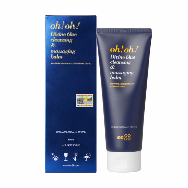Sáp tẩy trang làm sạch sâu cho da Oh!Oh! Divine Blue Cleansing & Massaging Balm