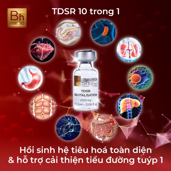 Tế bào gốc cải thiện hệ thống tiêu hóa Bhmed TDSR (10 in 1) - Hình ảnh 2
