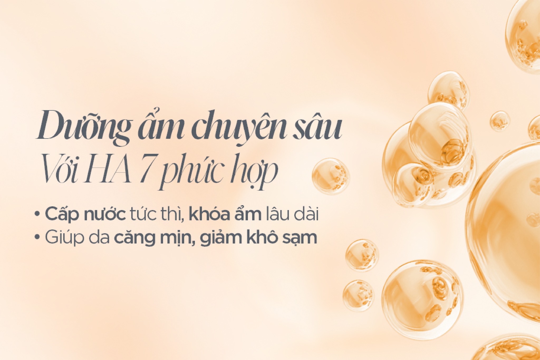 Tinh chất dưỡng ẩm sâu, căng mướt mềm mịn da oh!oh! HA & Proteoglycans Amber Serum - Hình ảnh 7