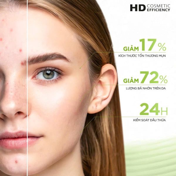 Tinh chất giảm viêm, nhờn mụn HD Cosmetic Efficiency Acnipure Serum - Hình ảnh 3