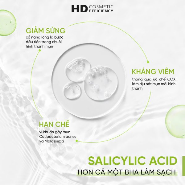 Tinh chất giảm viêm, nhờn mụn HD Cosmetic Efficiency Acnipure Serum - Hình ảnh 4