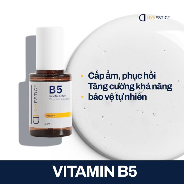 Tinh chất phục hồi, giảm viêm kích ứng da Hyaestic B5 Revital Serum - Hình ảnh 4