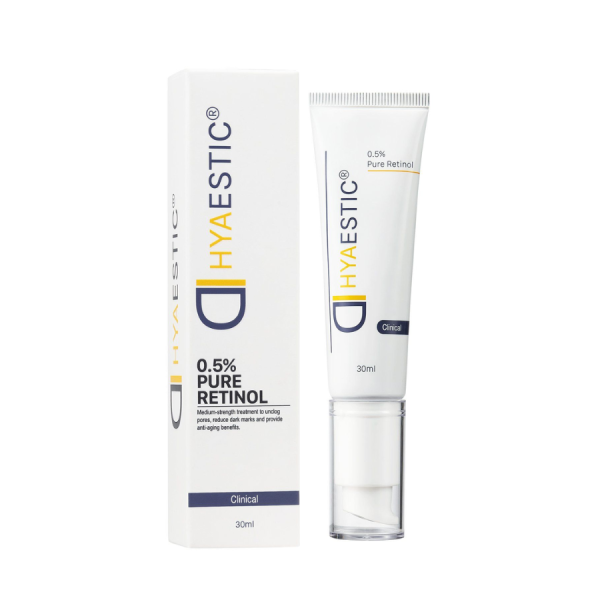 Tinh chất trẻ hóa làn da, giảm mụn sáng da Hyaestic 0.5% Pure Retinol