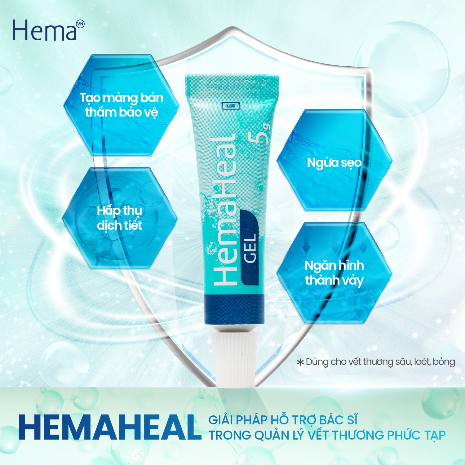 Gel bôi phục hồi, lành vết thương sau phẫu thuật HemaHeal - Hình ảnh 4
