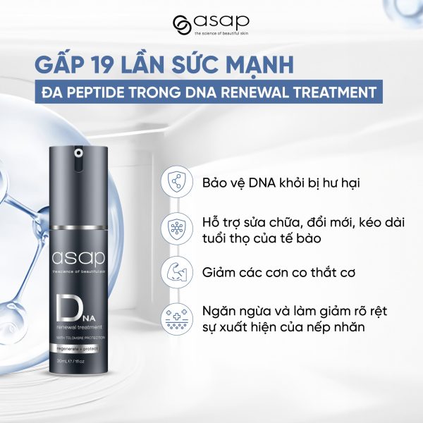 Tinh chất phục hồi da, chống lão hóa cấp độ tế bào Asap DNA Renewal Treatment  - Hình ảnh 5
