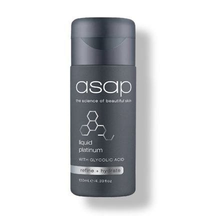 Tinh chất AHA tái tạo da qua đêm, giữ ẩm và sáng mịn da Asap Liquid Platinum
