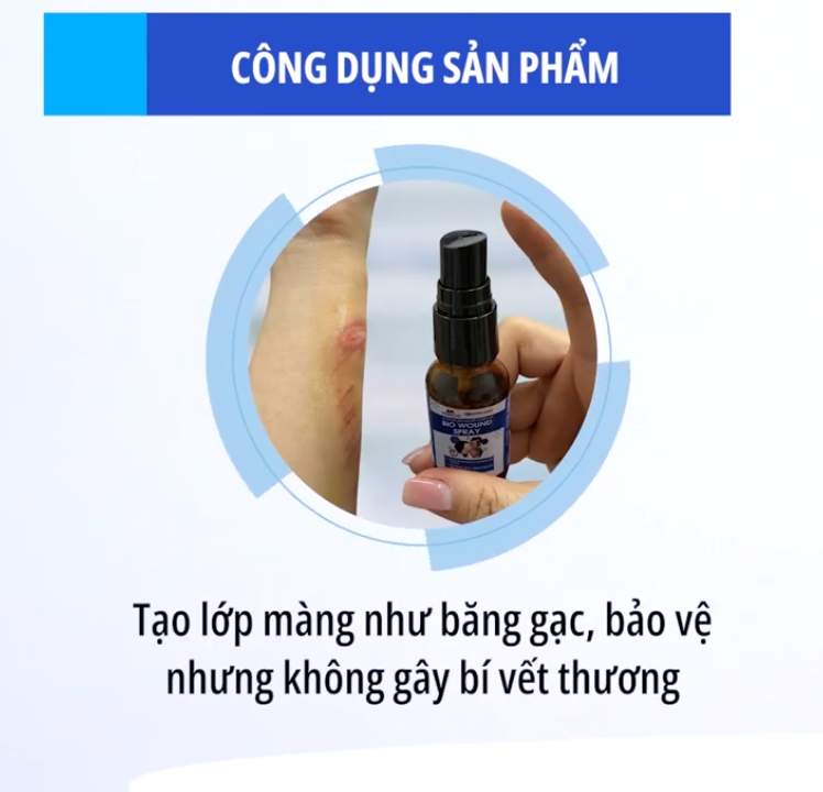 Băng gạc vết thương dạng xịt, lành thương nhanh Mediworld Bio Wound Spray - Hình ảnh 5