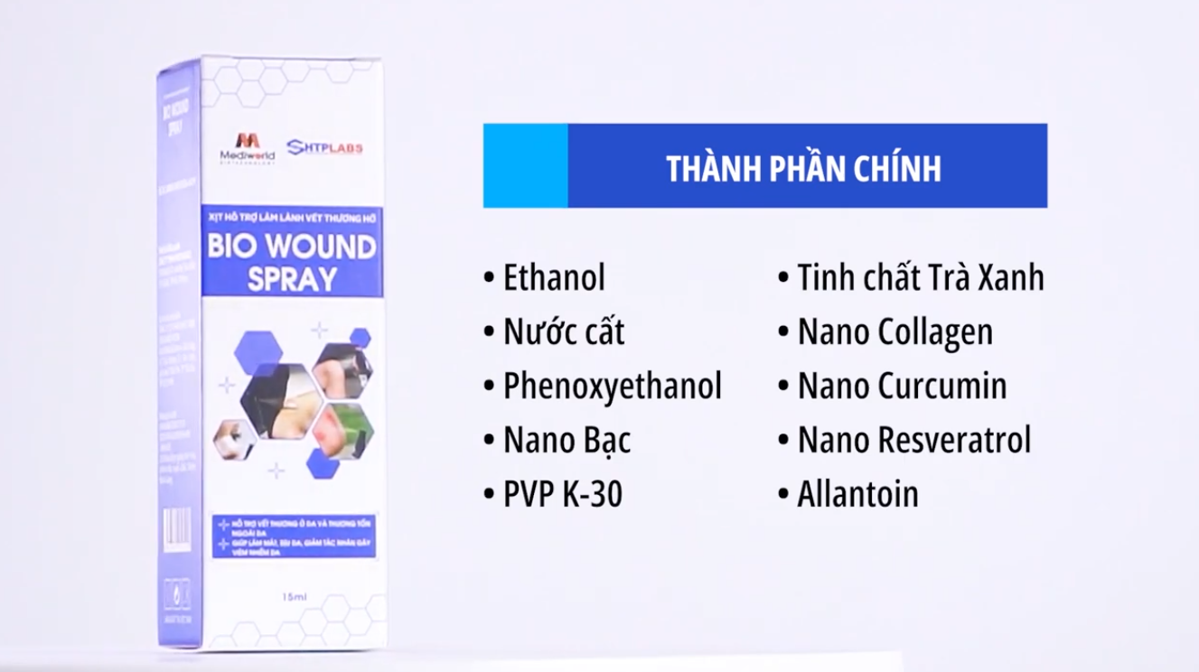Băng gạc vết thương dạng xịt, lành thương nhanh Mediworld Bio Wound Spray - Hình ảnh 7