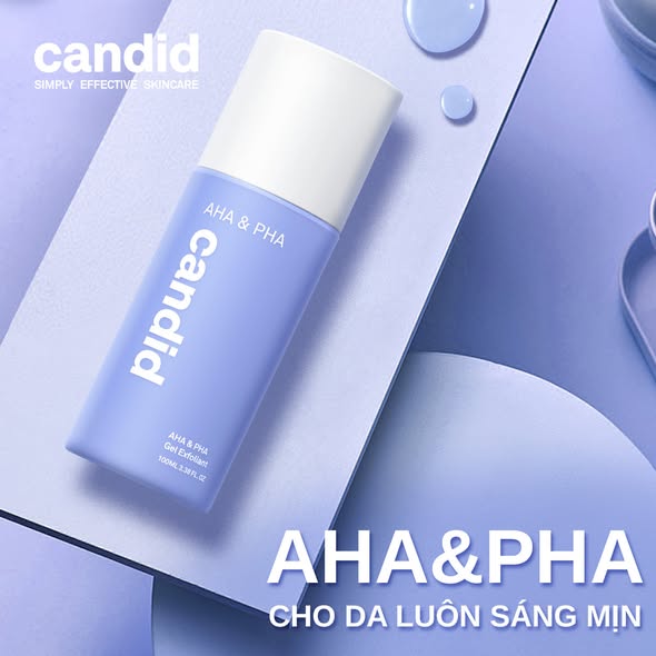 Gel tẩy tế bào chết Candid AHA & PHA Gel Exfoliant - Hình ảnh 2