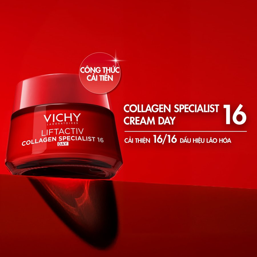 Kem dưỡng ngày giảm lão hóa da Vichy Liftactiv Collagen Specialist 16 Day - Hình ảnh 2
