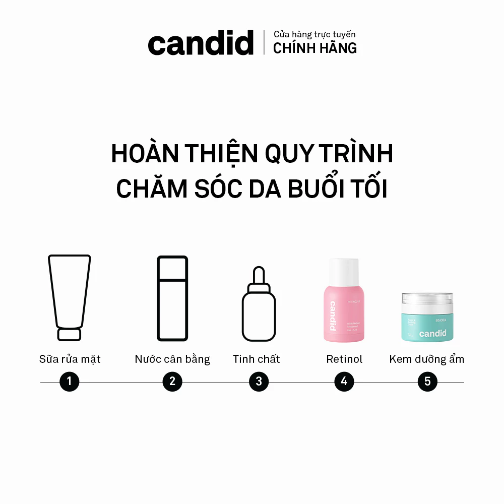 Kem dưỡng phục hồi da Candid B5 Cica Cream - Hình ảnh 6