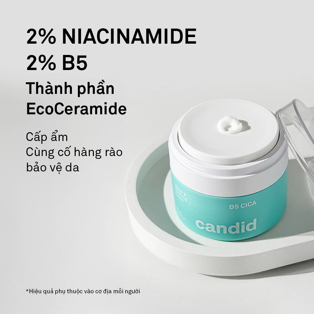 Kem dưỡng phục hồi da Candid B5 Cica Cream - Hình ảnh 2