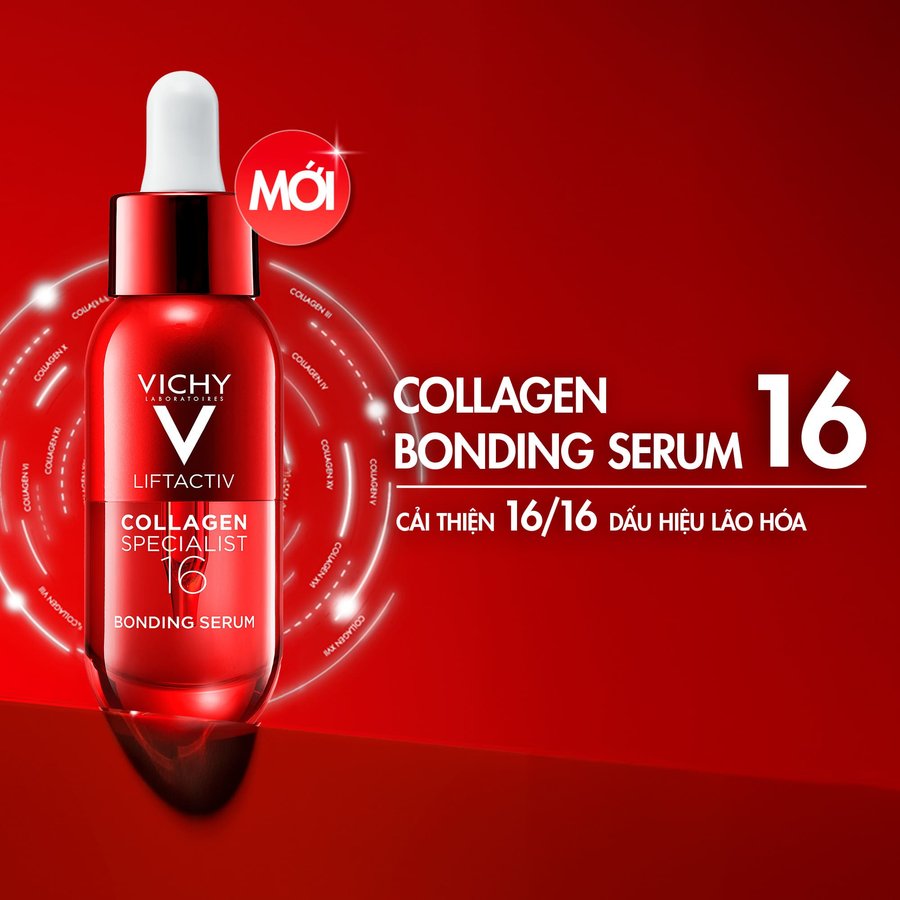 Tinh chất dưỡng căng đầy, săn chắc da Vichy Collagen Specialist 16 Serum - Hình ảnh 2