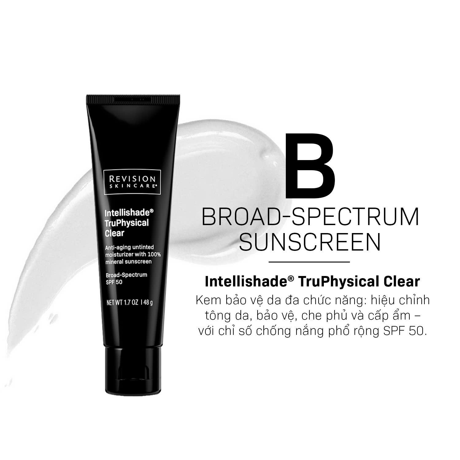 Kem chống nắng Revision Intellishade® TruPhysical Clear Broad-Spectrum SPF50 - Hình ảnh 2