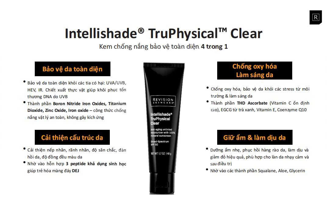 Kem chống nắng Revision Intellishade® TruPhysical Clear Broad-Spectrum SPF50 - Hình ảnh 6
