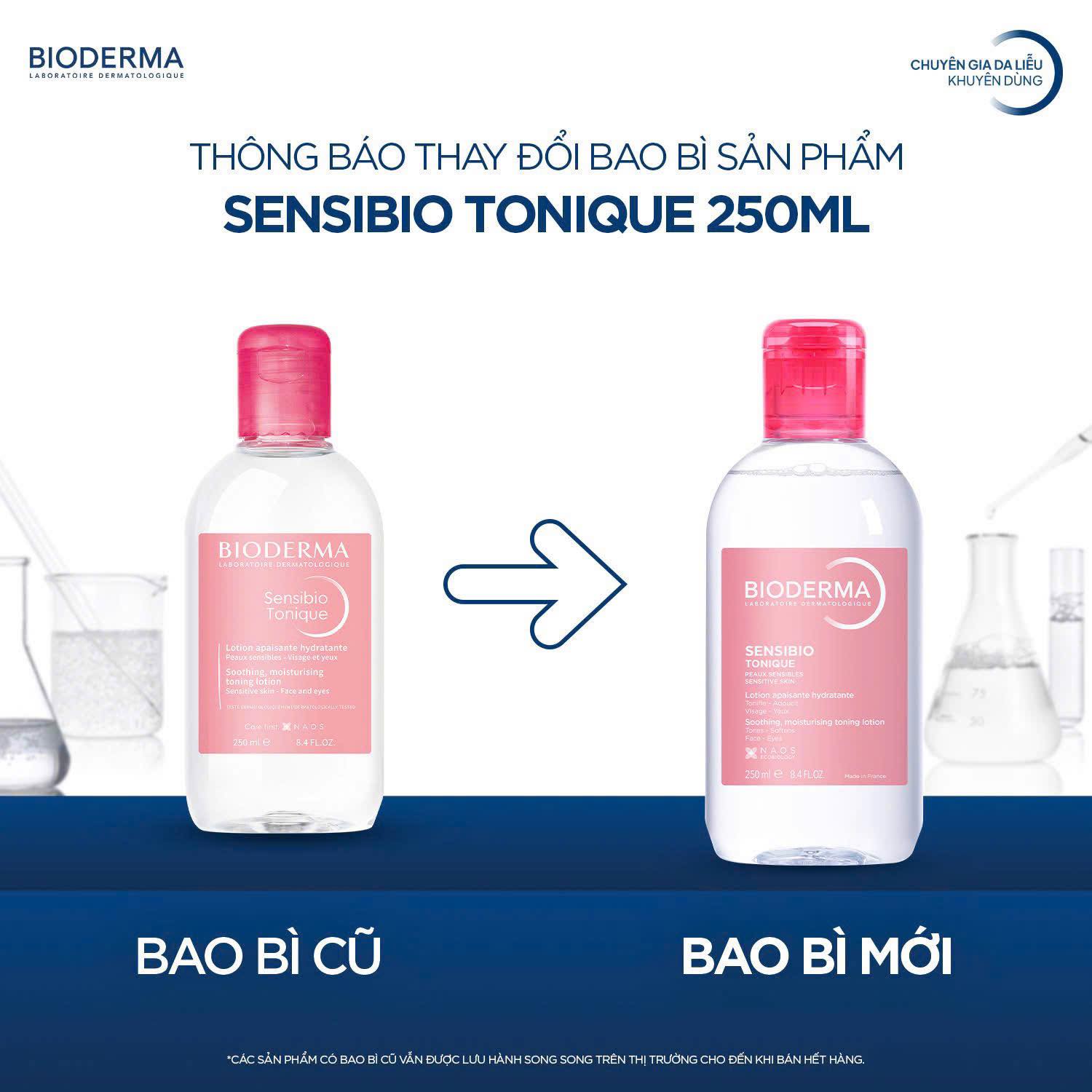 Nước dưỡng ẩm và làm dịu da Bioderma Sensibio Tonique - Hình ảnh 7