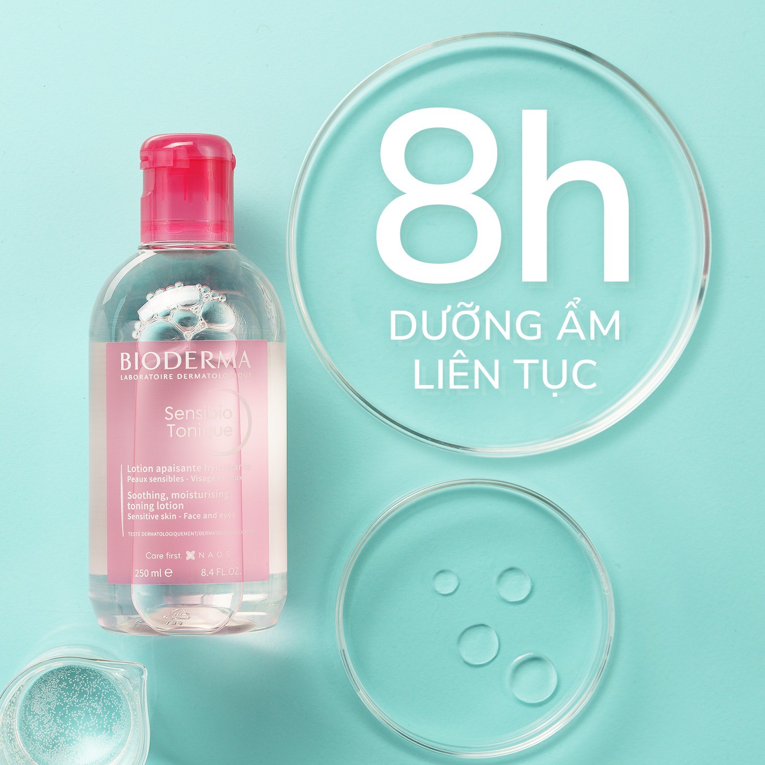 Nước dưỡng ẩm và làm dịu da Bioderma Sensibio Tonique - Hình ảnh 6
