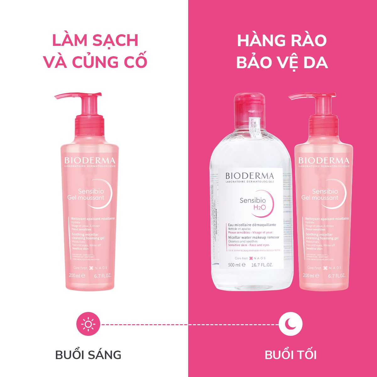 Sữa rửa mặt sạch sâu, giảm kích ứng da Bioderma Sensibio Gel Moussant - Hình ảnh 6