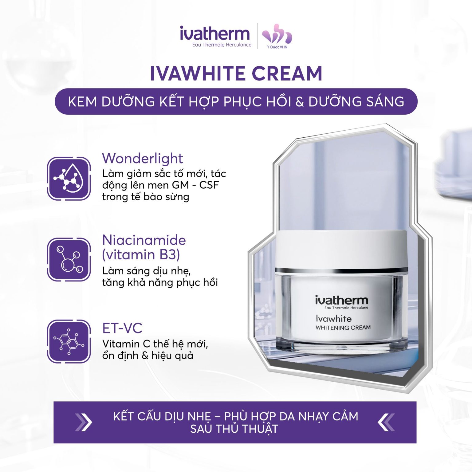 Set Ivatherm Bộ đôi Serum và Kem dưỡng Ivatherm Ivawhite – Giải pháp mờ đốm nâu và ...