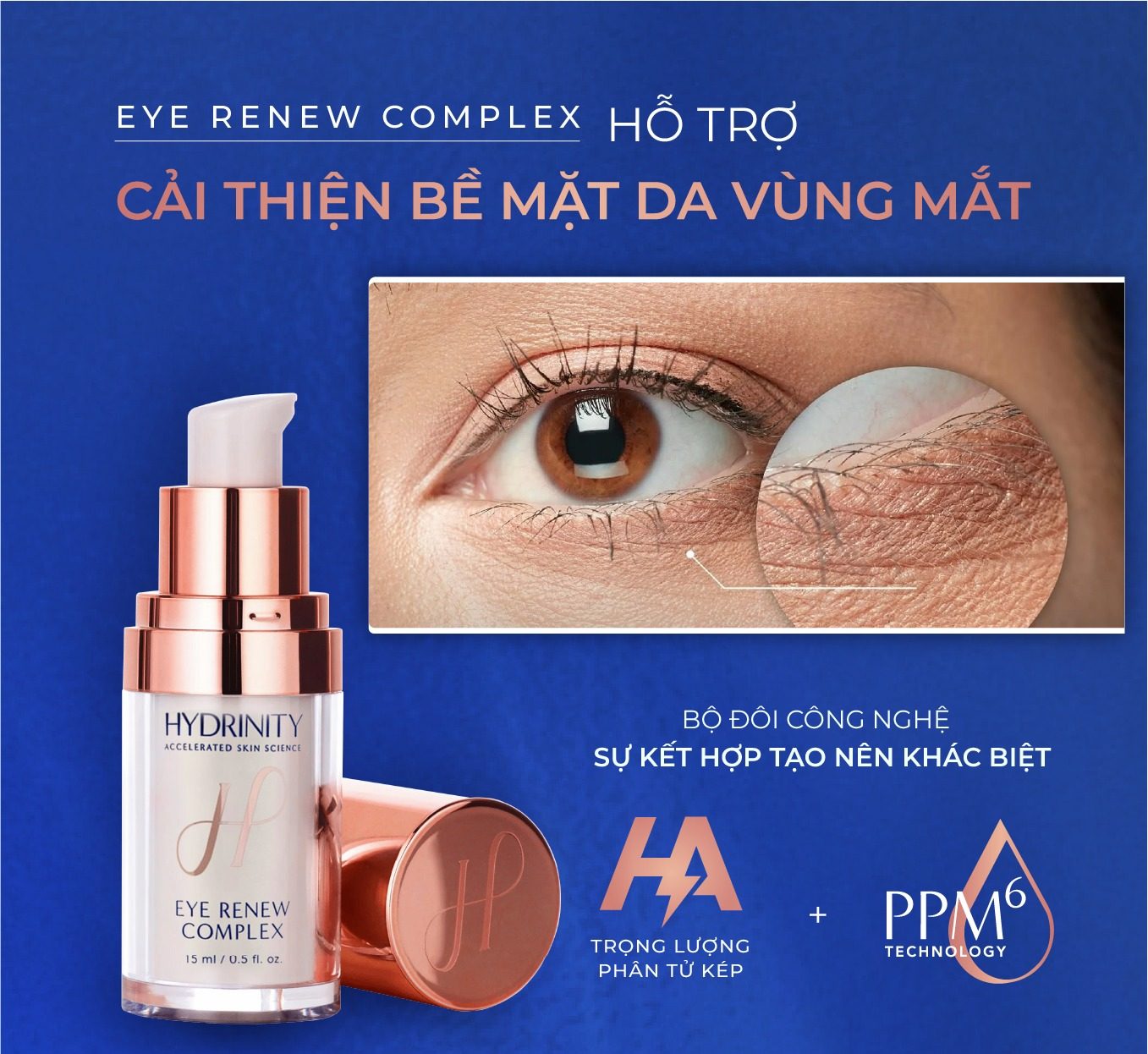 Kem mắt giảm thâm bọng, nếp nhăn Hydrinity Eye Renew Complex - Ảnh 4