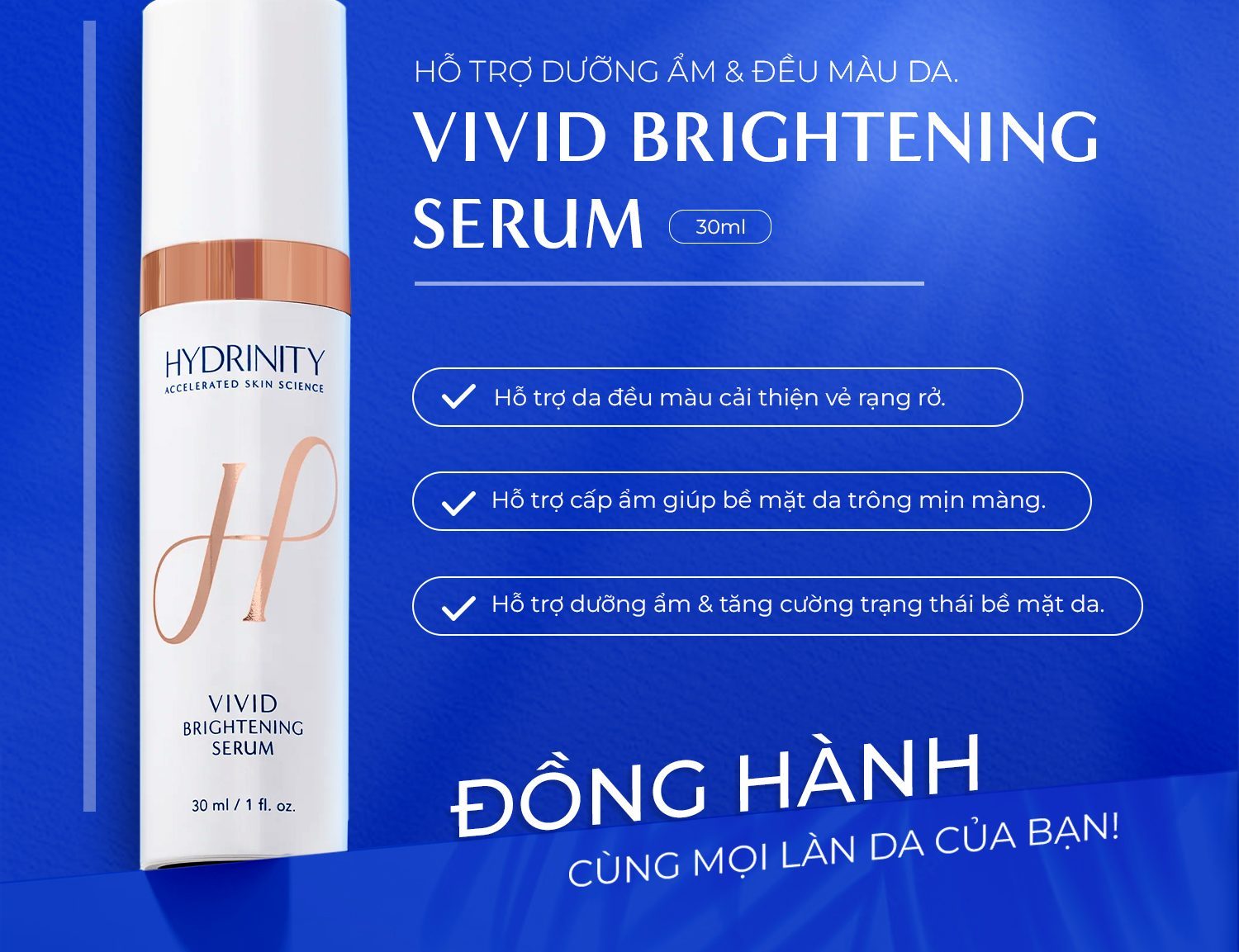 Tinh chất dưỡng sáng đều màu da Hydrinity Vivid Brightening Serum - Ảnh 3