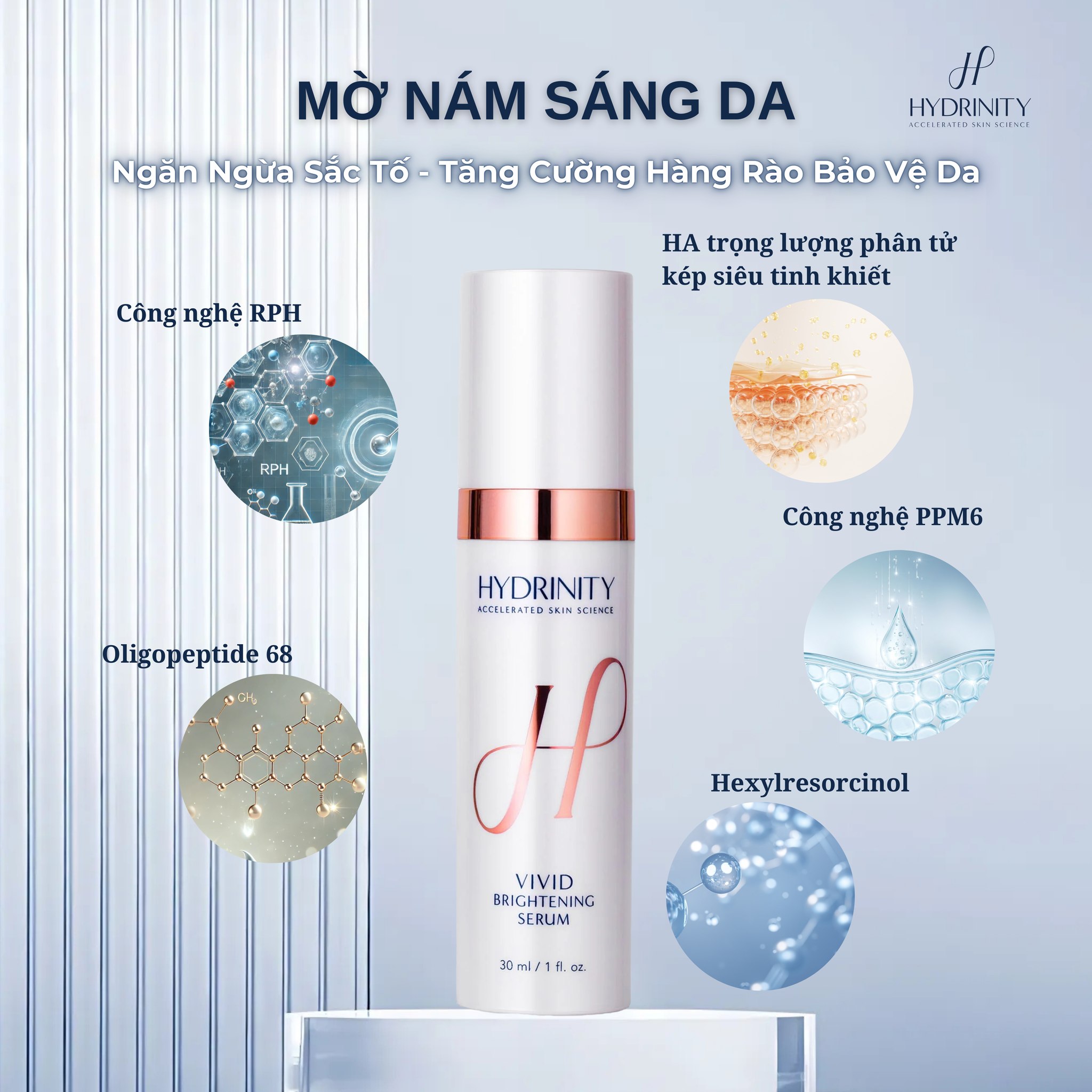 Tinh chất dưỡng sáng đều màu da Hydrinity Vivid Brightening Serum - Ảnh 2
