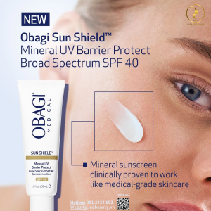 Kem chống nắng Obagi Sun Shield™ Mineral UV Barrier Protect Broad Spectrum SPF 40 - Ảnh 4