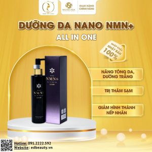 Gel dưỡng ẩm da mịn màng Nichiei Bussan Nano NMN+ All In One