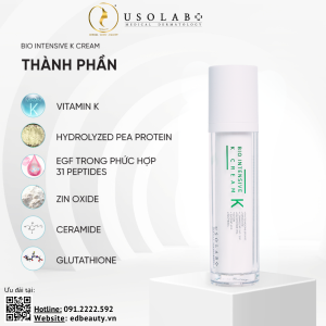 Thành phần sản phẩm Usolab Bio Intensive K Cream