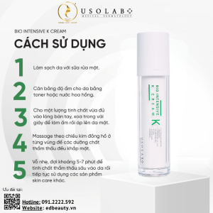 Cách dùng Usolab Bio Intensive K Cream
