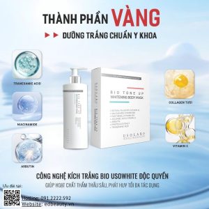 Thành phần Usolab Bio Tone Up Whitening Body Mask