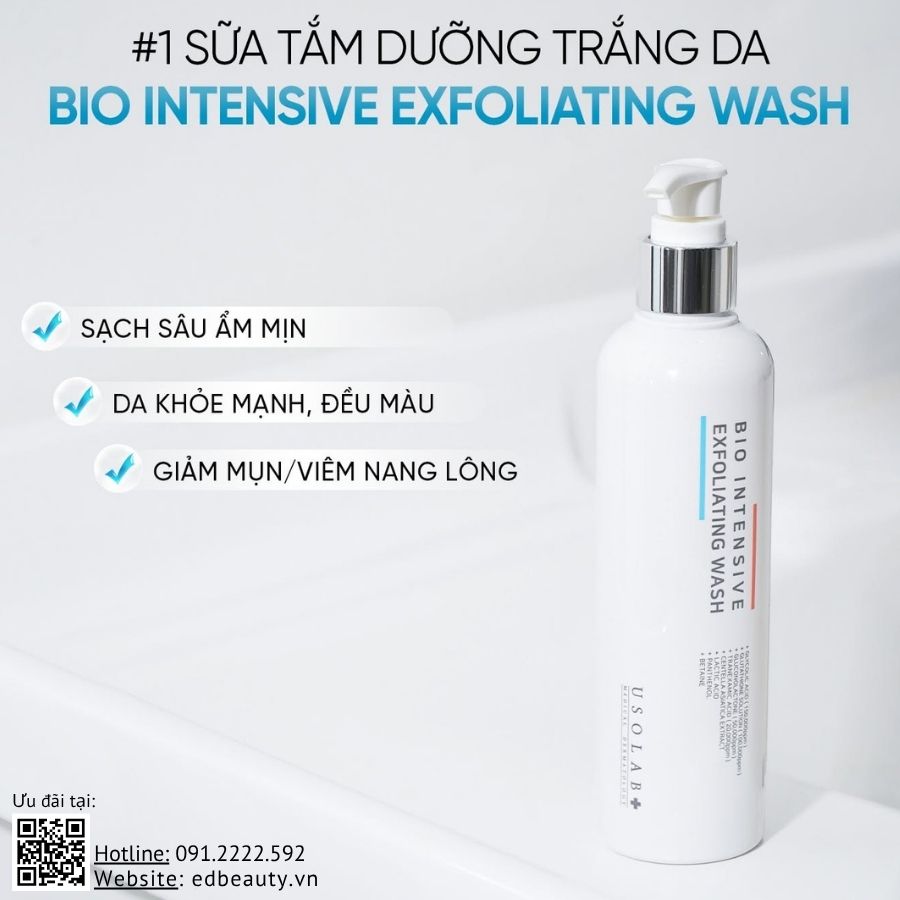 Lợi ích khi dùng Bio Intensive Exfoliating Wash
