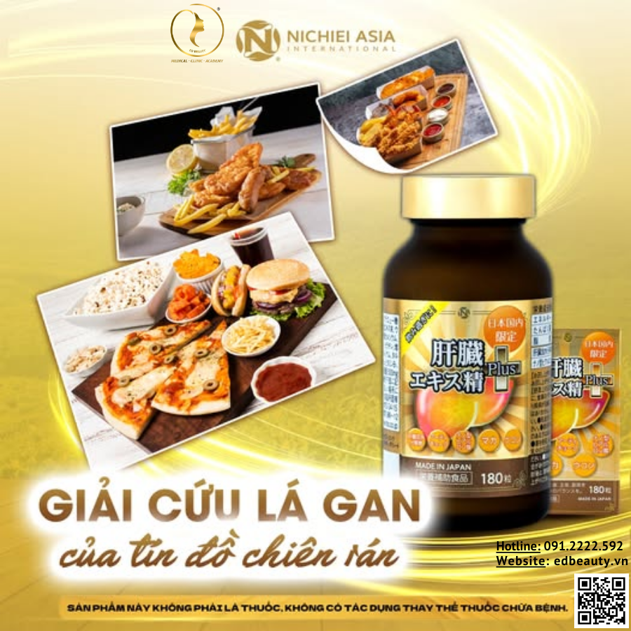 Liver Hydrolyzate Plus "giải cứu" lá gan của tín đồ chiên rán