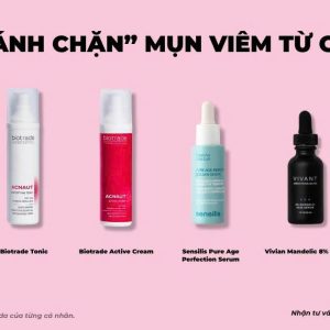Set ngăn ngừa, ức chế mụn viêm sưng (2)