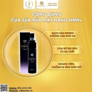 Công dụng của NANO NMN+ Foaming Soap