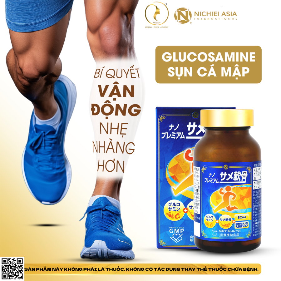 Viên uống bổ xương khớp Nichiei Bussan Nano Premium Shark Cartilage - Ảnh 5